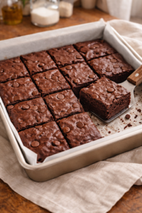 Thành phẩm bánh Brownie kem chocolate