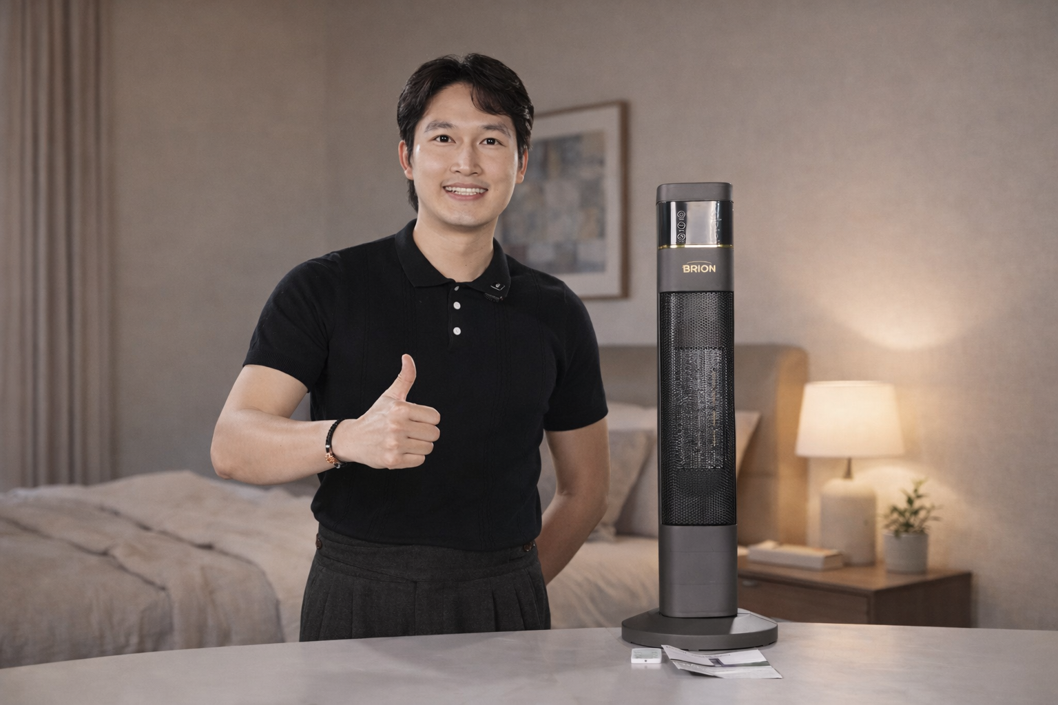 Nguyễn Đình Tú đã trải nghiệm máy sưởi Brion