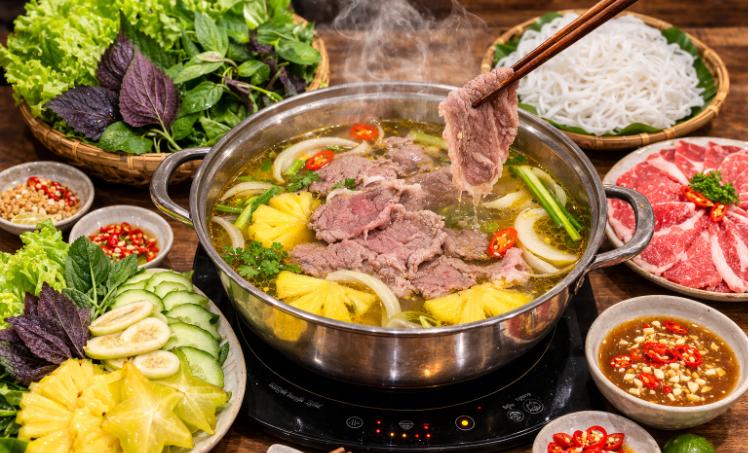Cách làm bò nhúng dấm tại nhà