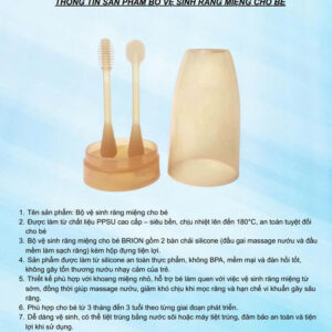 Bộ vệ sinh răng miệng cho bé Brion