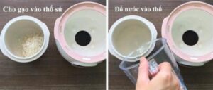Chuẩn bị nguyên liệu nấu cơm nát