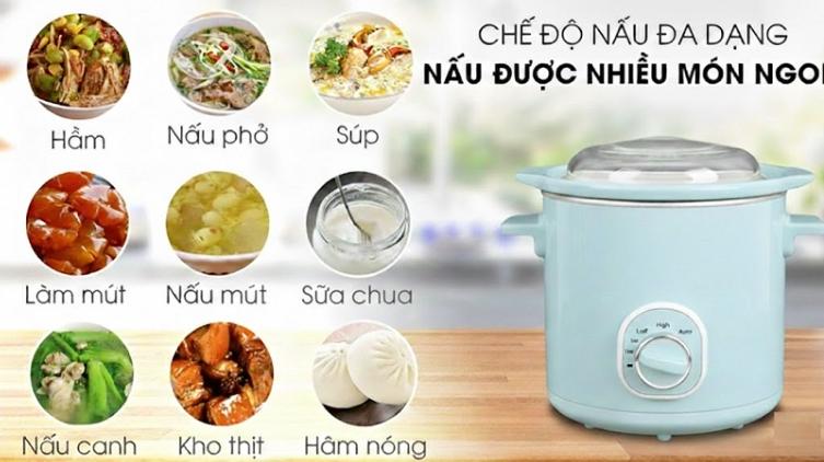 Giữ trọn dinh dưỡng món ăn với nồi nấu chậm